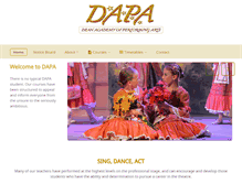 Tablet Screenshot of dapa.co.uk